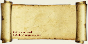 Janko Blažić vizit kartica